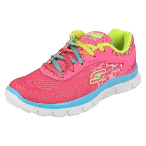 girls memory foam trainers