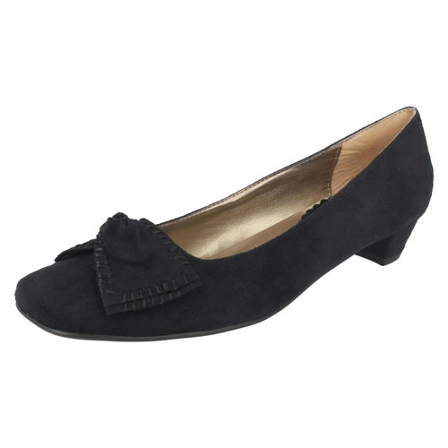 Orabella Lily /'Ladies Clarks/' Bow Detailed Block Heel Shoes