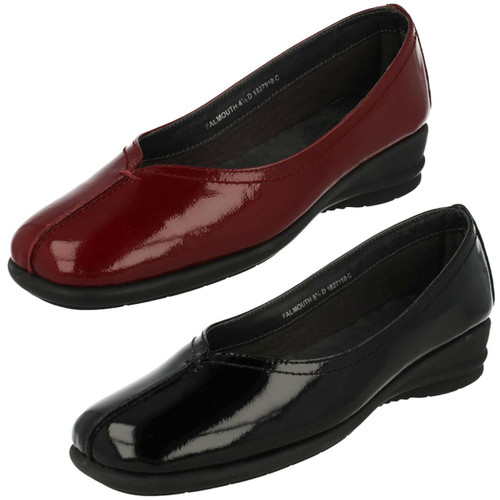 Details about   Ladies Van Dal Smart Slip On Patent Leather Loafer Flats Heywood