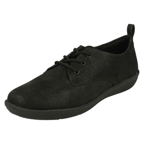 Ladies Clarks Comfortable Lace Up Flats Funny Dream