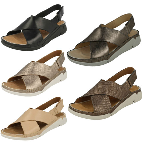Ladies Clarks Casual Summer Sandals Tri Alexia