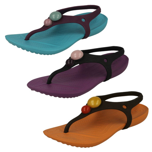 Crocs - Toe Post Sandal W Pistachio Flip-flops Bibloo.com