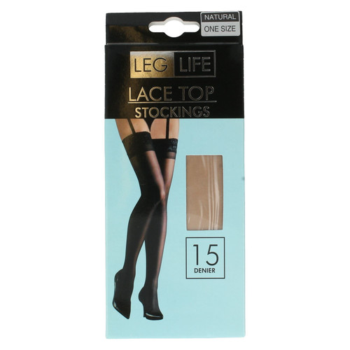 Tesco One Size Tan 15 Denier Plain Knit Tights