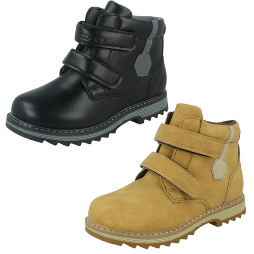 JCDees Boys Padded Collar Ankle Boots