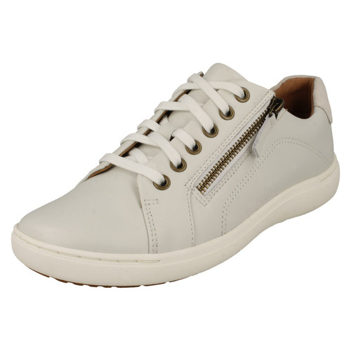 Ladies Clarks Casual Trainers Sift Lace