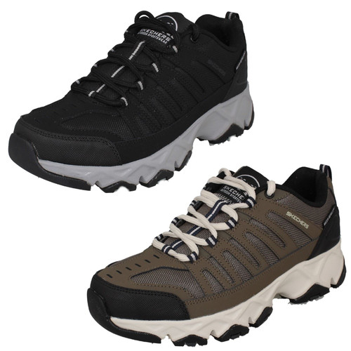 skechers air cooled memory foam leather