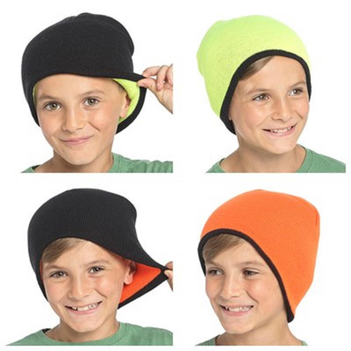 Boys Bertie and Bo Reversible Beanie Hat GL1048