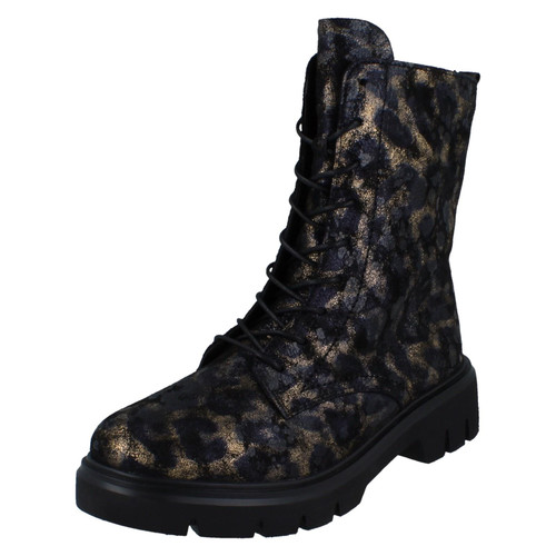 Ladies Remonte Military Style Boots D1W72