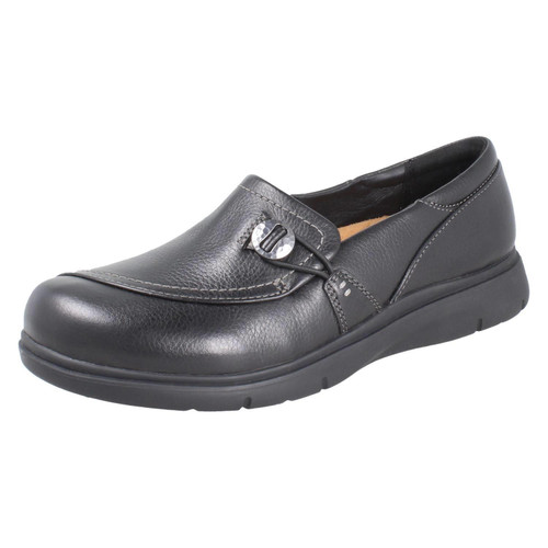 Ladies Clarks Artisan Wide Fitting Slip On Shoes - Certina Ease