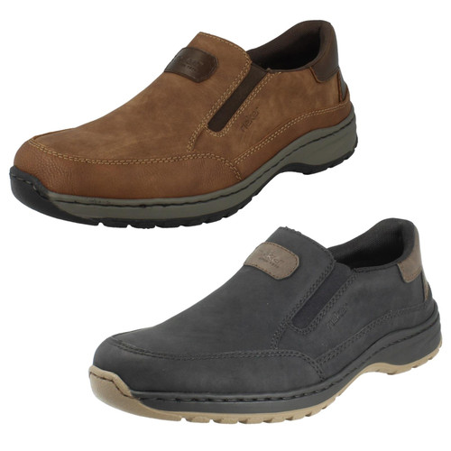 Mens Rieker Extra Wide Fit Removable Insoles Casual Shoes 03365