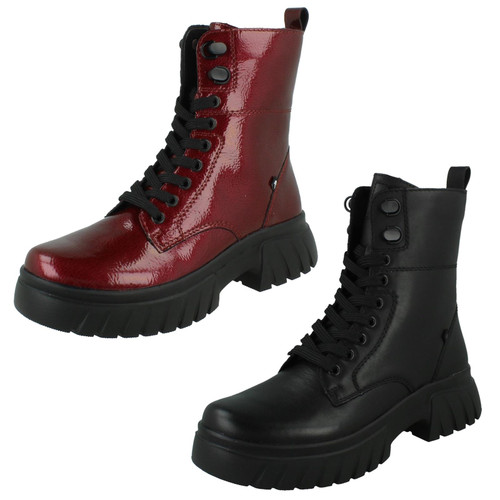 Ladies Rieker Combat Boots W1870