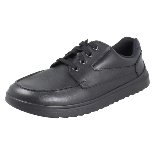 Boys Clarks Lace Up School Shoes - Keelan Flare Y