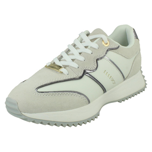Ladies Elle Sport Leather Trainers F7411
