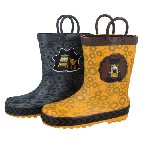 Boys JCB Wellington Boots - Wade JNR