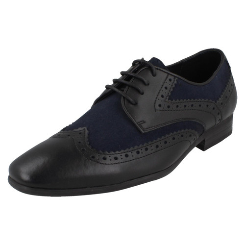 Mens Front Lace Up Brogue Shoes - Turin