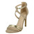 Ladies Anne Michelle High Heel Strappy Mule Sandals