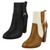 Ladies Anne Michelle Block Heel Ankle Boots