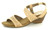 Ladies Down to Earth Mid Heel Cut Out Sandals Ankle Strap