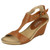 Ladies Eaze Open Toe T-Bar Wedge Mules 'F1R0265'