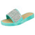 Ladies Savannah Open Toe Glitter Front Sandals