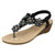 Ladies Savannah Mid Wedge Toepost Sandals