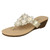 Ladies Savannah Mid Wedge Toepost Sandals F10791