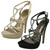 Ladies Spot On Strappy Heeled Sandals 'F1R0171'