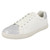 Ladies Spot On Synthetic Snake Design Casual Trainers