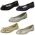 Ladies Spot On Slip On Ballerina Shoes