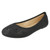Ladies Spot On Jewel Trim Vamp Ballerinas