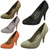 Ladies Spot On High Heel Court Shoe