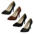 Ladies Spot On High Heel Pointed Toe Court Shoes