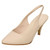 Ladies Spot On Mid Heel Slingback Court Shoes