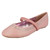 Girls Spot On Glitter Elasticated Strap Flats