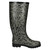Ladies Spot On Triangle Print Wellington Boot X1148