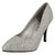 Ladies Anne Michelle Glitter Pointed Toe Diamante Court Shoe