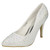 Ladies Anne Michelle Glitter Pointed Toe Diamante Court Shoe