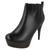 Ladies Coco High Heel Platform Ankle Boots