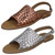 Ladies Leather Collection Weave Vamp Sandals F00188