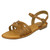 Ladies Leather Collection Flat Strappy Sandals F00196