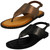 Ladies Leather Collection Toepost Sandals F00201