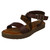 Ladies Leather Collection Flatform Sandals F00204
