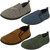 Mens Padders Stag Detailed Textile Full Slipper - Huntsman