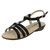 Ladies Padders T-Bar Sandals Pearl