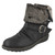 Ladies Spot On Casual Ankle Boots