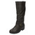 Ladies Spot On Zip Back Biker Boots