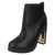 Ladies Spot On High Heel Ankle Boots