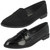 Ladies Spot On Pointed Toe Loafers F80320