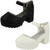 Girls Spot On Platform Block Heels