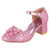 Girls Spot On Glitter Party Shoes H3081
